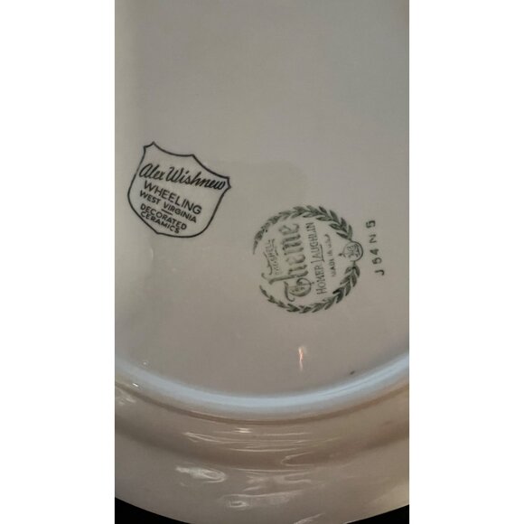 Decorative Wheeling China Plate With Old Kennett Friends Meeting House Design 10 - Picture 6 of 6